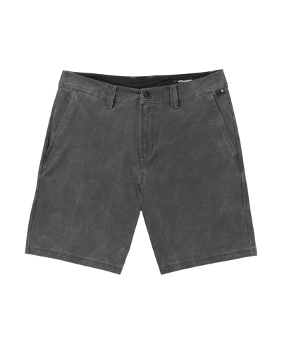Shop Volcom Men's Stone Faded Hybrid 19" Shorts In Stealth