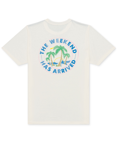 Shop Chubbies Men's The Relaxer Relaxed-fit Logo Graphic T-shirt In Off White