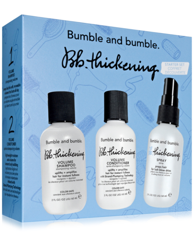 Shop Bumble And Bumble 3-pc. Thickening Hair-care Starter Set In No Color