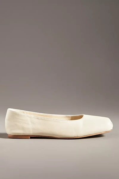 Shop Reformation Mikayla Ballet Flats In White