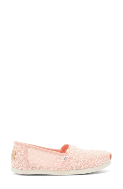 Shop Toms Alpargata Lace Slip-on In Orange