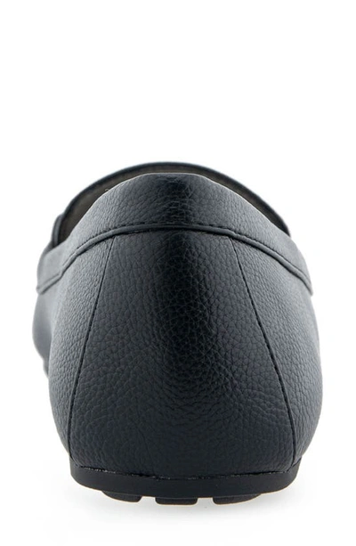 Aerosoles Denver Womens Loafers Slip On In Black Pu