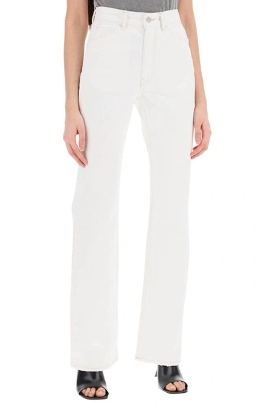 Shop Acne Studios Bootcut Jeans From In White
