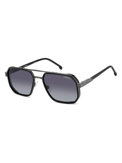 Shop Carrera Men's Ca1069s 58mm Aviator Sunglasses In Black Ruthenium Grey Gradient