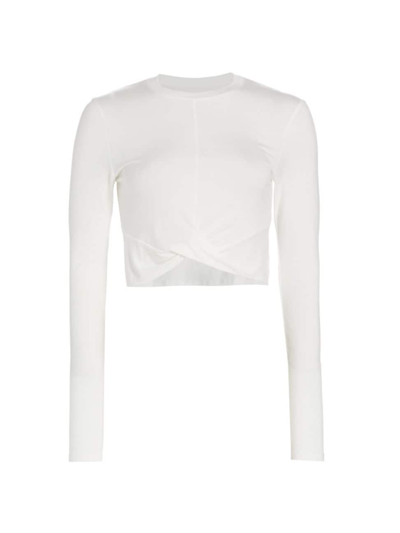 Shop Splits59 Women's Daisy Jersey Long-sleeve Top In White
