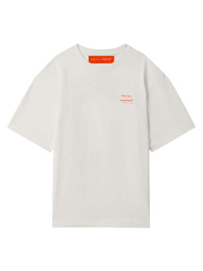 Shop Reiss Men's  X Mclaren F1 Team Traction T-shirt In White