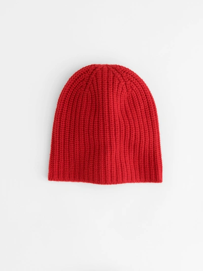 Alex Mill Cashmere Beanie In Red