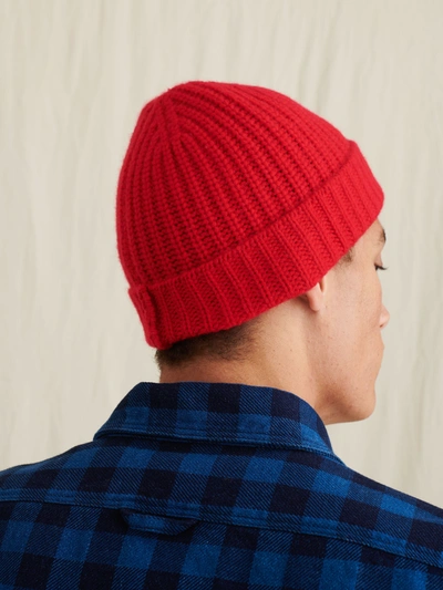 Alex Mill Cashmere Beanie In Red