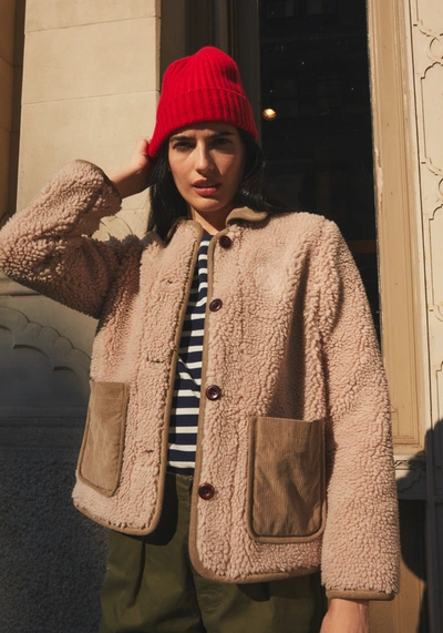 Alex Mill Cashmere Beanie In Red