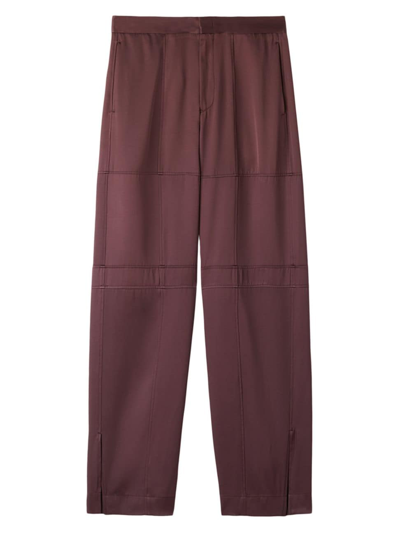 Shop Jil Sander Men's Panelled Trousers In Plum