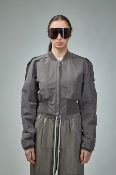 Shop Rick Owens Padded Bomber Collage
