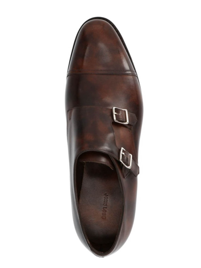 Shop John Lobb William Monk Straps In Brown