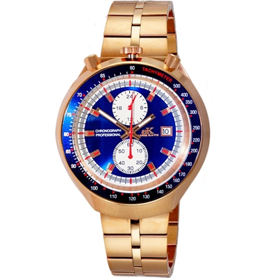 Adee Kaye Men's Muscle Blue Dial Watch In Blue