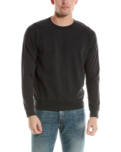 Shop Ag Jeans Elba Classic Fit Crewneck Sweatshirt In Black