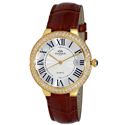 Shop Oniss Women's Glam White Dial Watch
