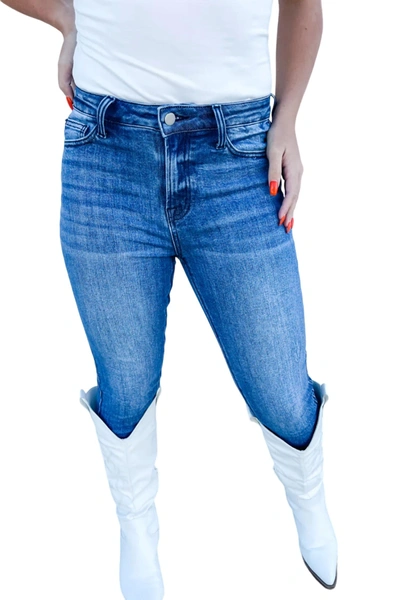 Shop Blakeley Ryder Skinny Jeans In Blue