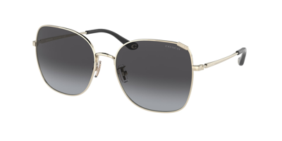 Shop Coach Women's Fashion 57mm Sunglasses In Multi