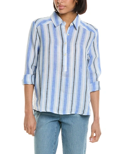 Shop Hiho Shade Linen Shirt In Blue