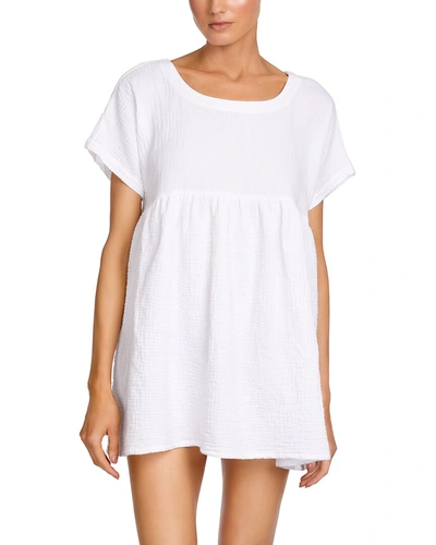 Shop Robin Piccone Emily Beach Dress In White