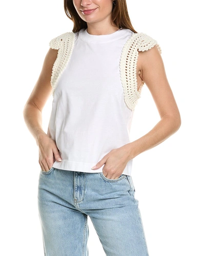 Shop Cedric Charlier Top In White