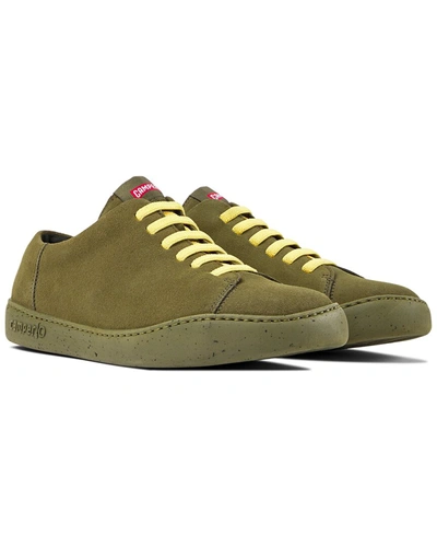 Shop Camper Peu Touring Leather Sneaker In Green