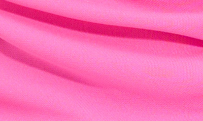 Shop Dkny Ruched Puff Shoulder Top In Shocking Pink