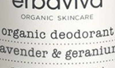 Shop Erbaviva Jasmine & Grapefruit Organic Deodorant Spray, 3.5 oz In Lavender Geranium