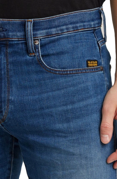 G-star Revend Skinny Jeans In Medium Indigo Aged