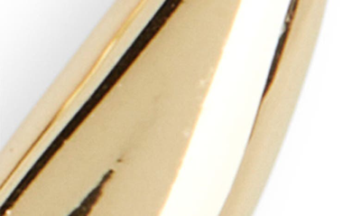 Faris Onda Small Wavy Hoops In Gold