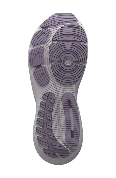 Shop Brooks Glycerin Stealthfit 21 Running Shoe In Raindrops/ Purple Sage