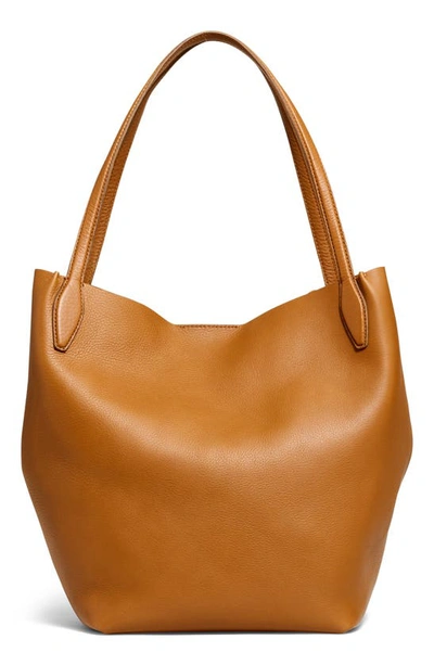 Shop Madewell The Shopper Tote In Sepia