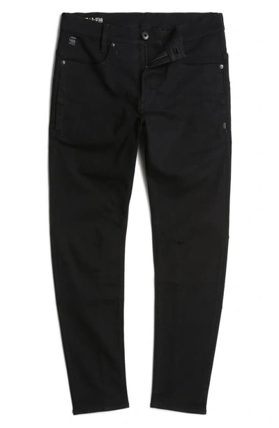 Shop G-star D-staq Slim Fit Jeans In Pitch Black