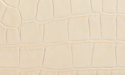 Shop Tom Ford Whitney East/west Croc Embossed Leather Shoulder Bag In Ivory