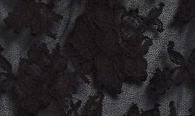Shop Shushu-tong Shushu/tong Bow Tie Wool & Silk Lace Minidress In Black