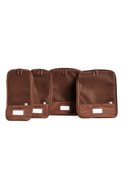 Shop Beis 4-piece Compression Packing Cubes In Maple