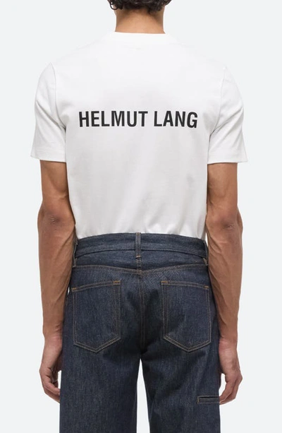 Shop Helmut Lang Gender Inclusive Logo Graphic T-shirt In White