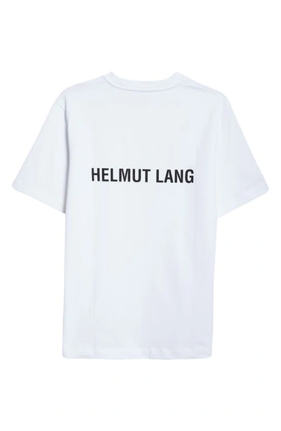 Shop Helmut Lang Gender Inclusive Logo Graphic T-shirt In White