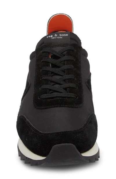 Shop Rag & Bone Retro Runner Sneaker In Black Suede