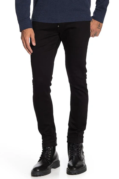 Shop G-star Raw Revend Skinny Jeans In Pitch Black