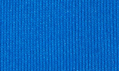 Shop Comme Des Garçons Logo Crew Socks In Blue
