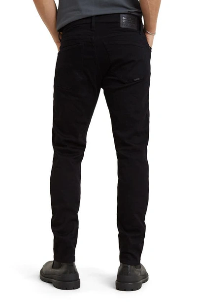 Shop G-star 3301 Slim Fit Jeans In Pitch Black