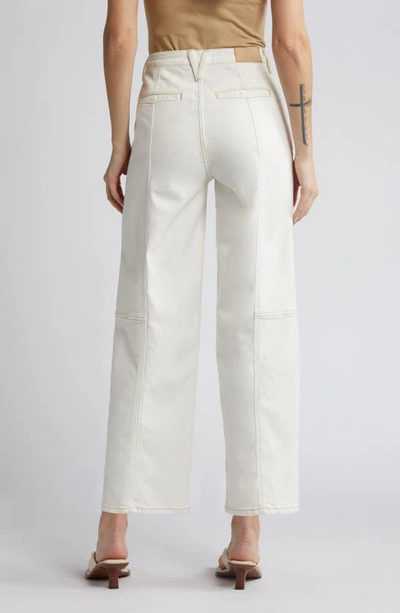 Shop Rails Getty Ankle Utility Pants In Vintage Ecru Contrast Stitch