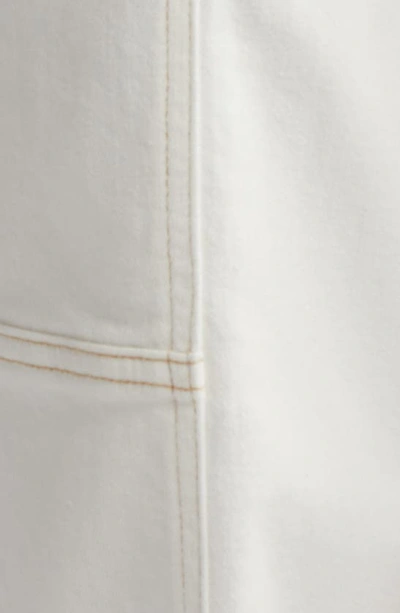 Rails Getty Ankle Utility Pants In Vintage Ecru Contrast Stitch