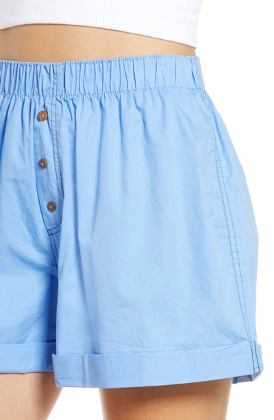 Shop Free People Sunday Morning Lounge Shorts In Brighter Days