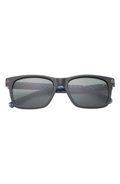 Shop Ted Baker London 56mm Polarized Square Sunglasses In Black