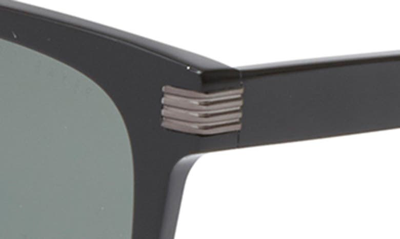 Shop Ted Baker London 56mm Polarized Square Sunglasses In Black