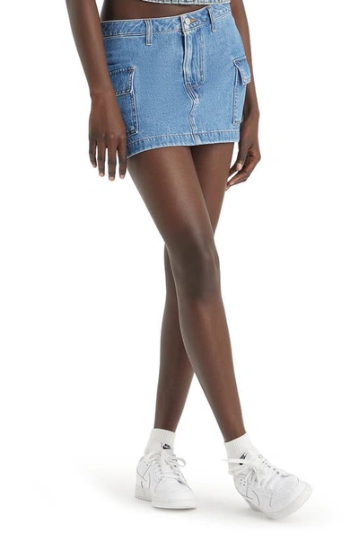 Shop Levi's® Cargo Denim Miniskirt In No Regrets