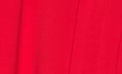 Shop Lumiere Long Sleeve Tie Waist Shirtdress In Red