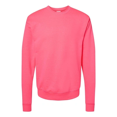 Shop Hanes Ecosmart Crewneck Sweatshirt In Pink