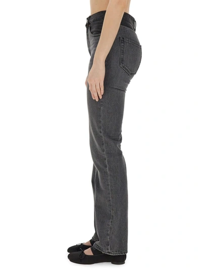 Shop Mm6 Maison Margiela Jeans In Denim In Black